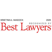 2025 Best Lawyers award badge for Kristina Hancock