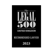 Legal 500 Recommended Lawyer UK 2023